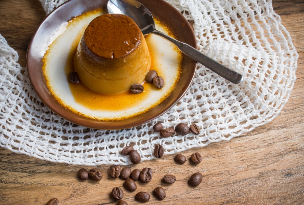 Receta de Flan de moka light