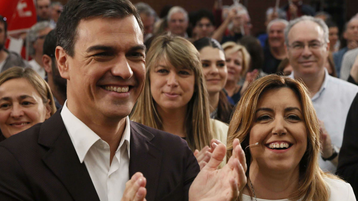 Pedro Sanchez y Susana Díaz.