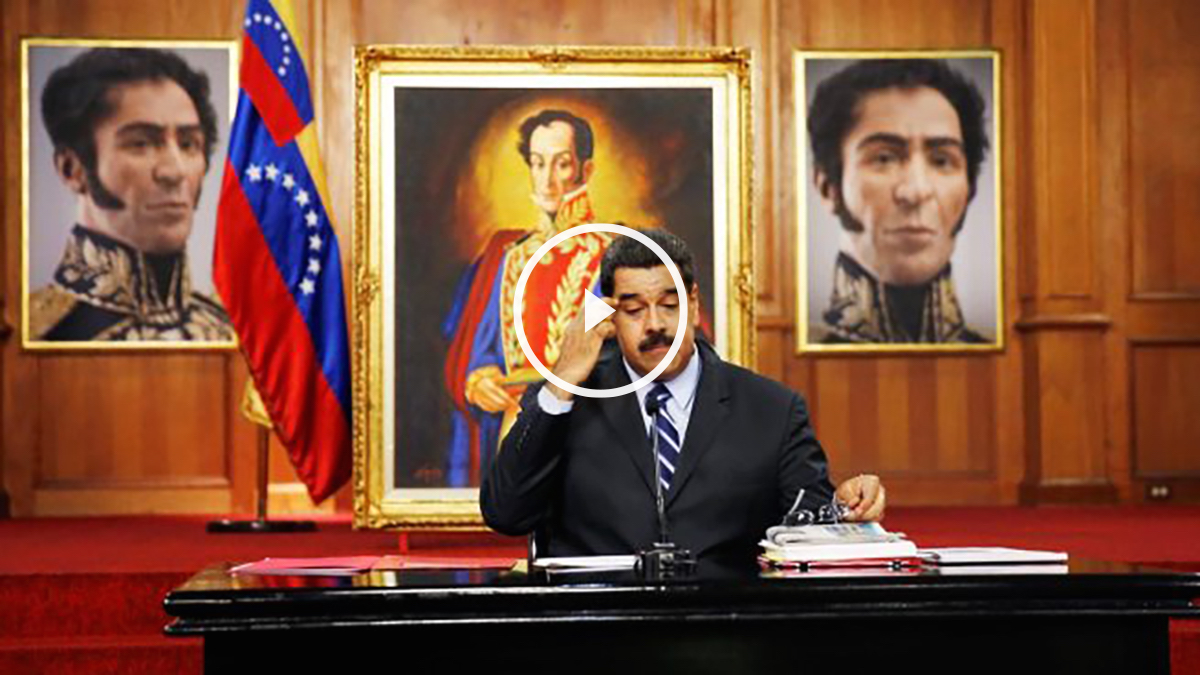Nicolás Maduro durante su comparecencia ante la prensa (Foto: Reuters)