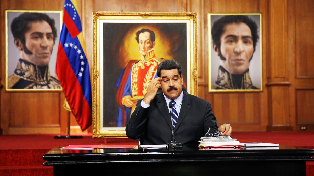Nicolás Maduro durante su comparecencia ante la prensa (Foto: Reuters)