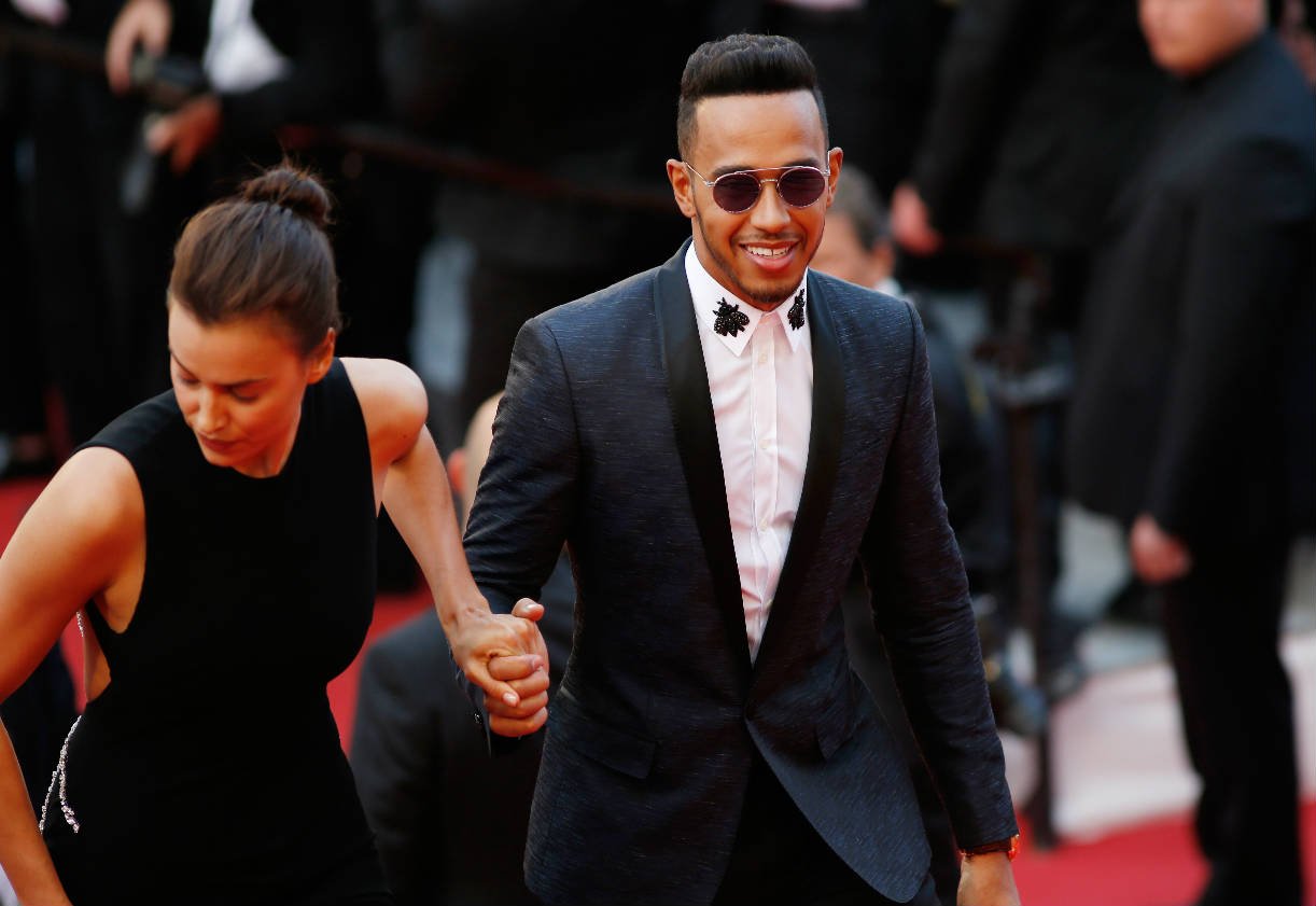 Irina Shayk y Lewis Hamilton juntos en Cannes 2016