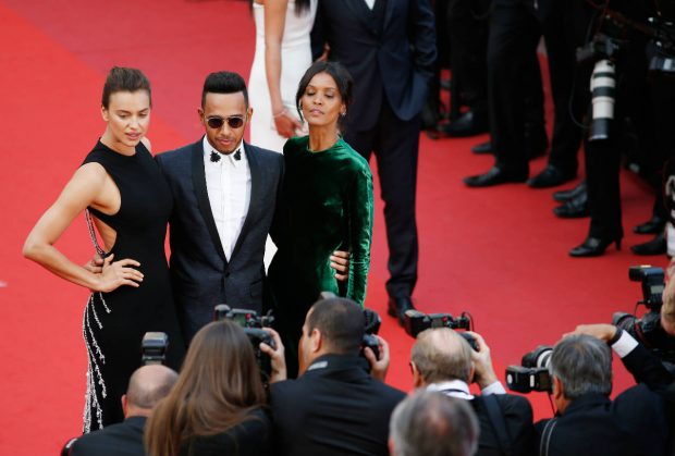 Irina Shayk y Lewis Hamilton juntos en Cannes 2016 3