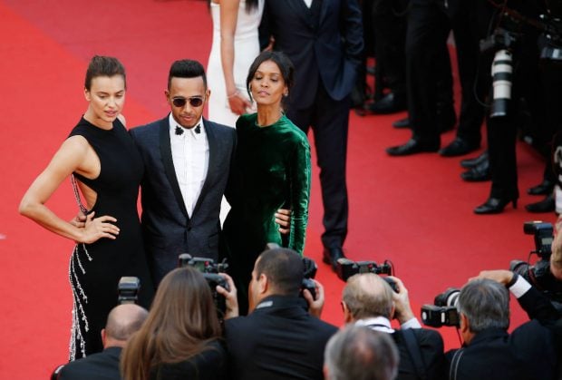 Irina Shayk y Lewis Hamilton juntos en Cannes 2016 3