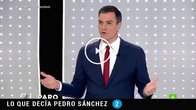 Pedro Sánchez: «Con el PP se pagan 40.000 millones de euros menos en sueldos»
