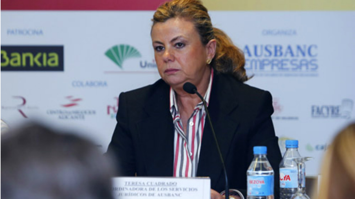 Teresa Cuadrado, esposa de Luis Pineda, presidente de Ausbanc.