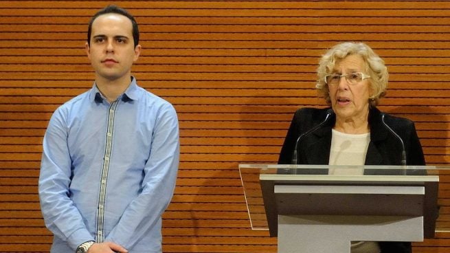 José Manuel Calvo y Manuela Carmena