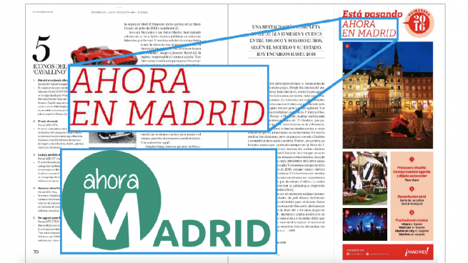 Ahora Madrid camufla su nombre en la publicidad institucional del Ayuntamiento