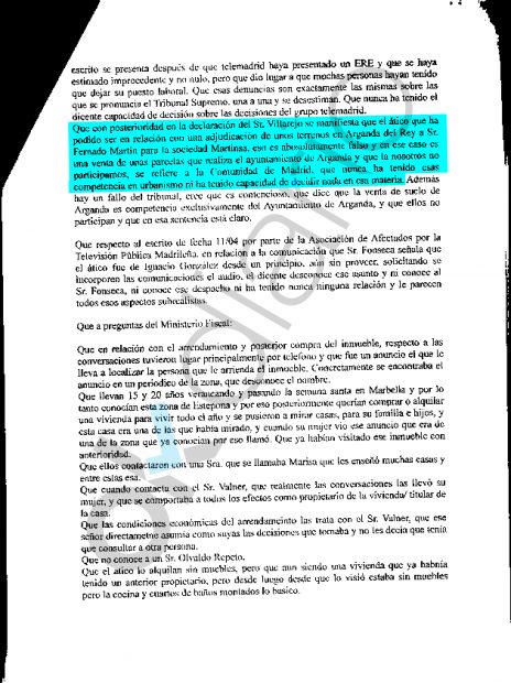 Declaración de Ignacio González en el juzgado de Estepona.