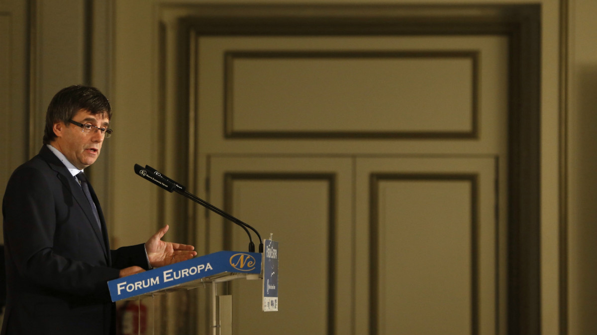 El presidente de la Generalitat, Carles Puigdemont. (Foto:EFE)