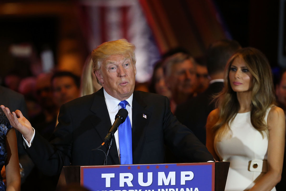 Donald Trump y Melania Trump (Getty)