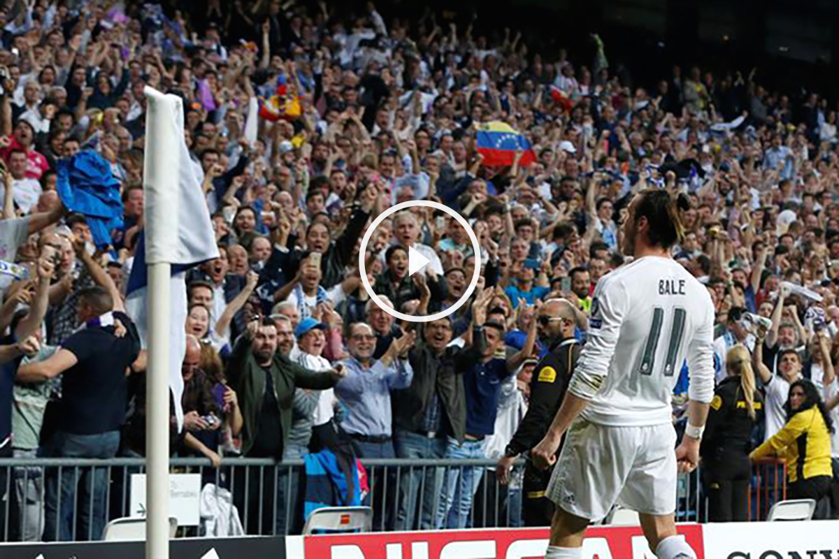 Gareth Bale celebra el gol para indignación de Rac1. (EFE)