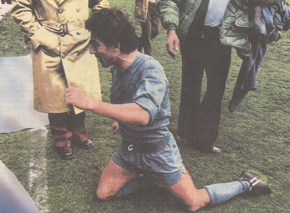 Juanito, en el estadio de Zorrilla. 