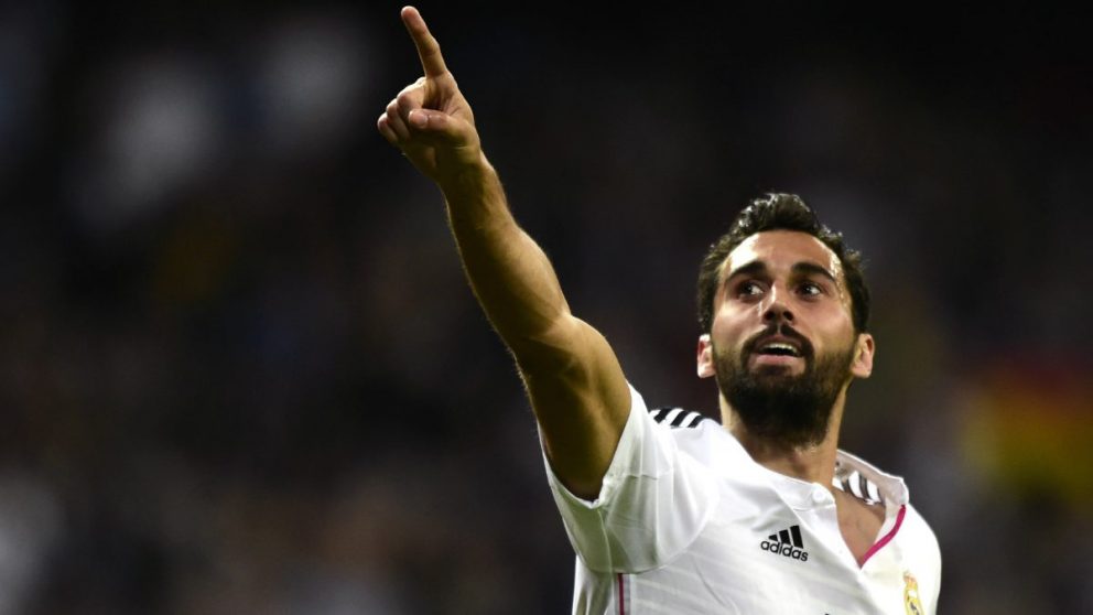 Arbeloa celebra un gol en el Bernabéu. (AFP)