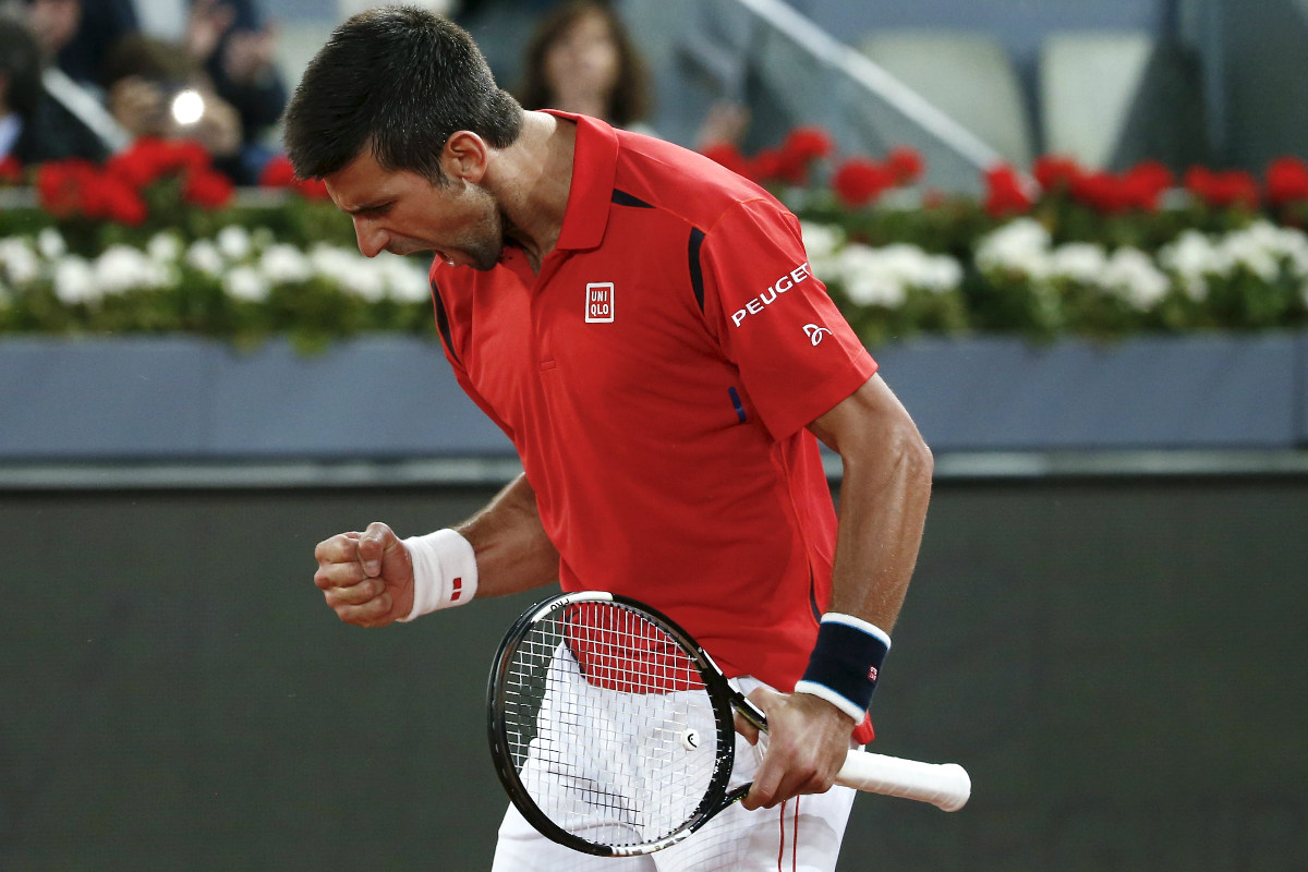 Djokovic celebra su victoria ante Nishikori. (Reuters)