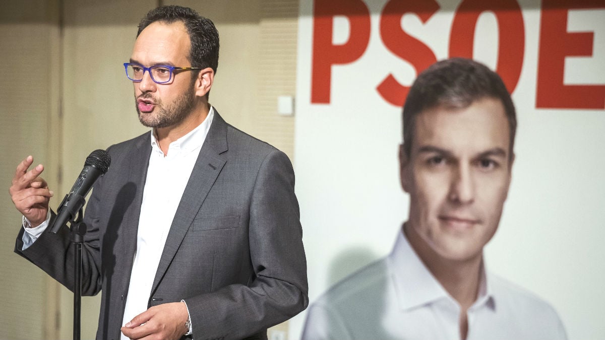 El portavoz del Comité Electoral del PSOE, Antonio Hernando (Foto: Efe)