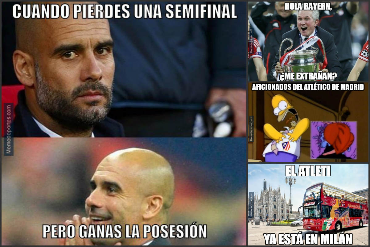 Los mejores memes del Bayern Vs Atlético.