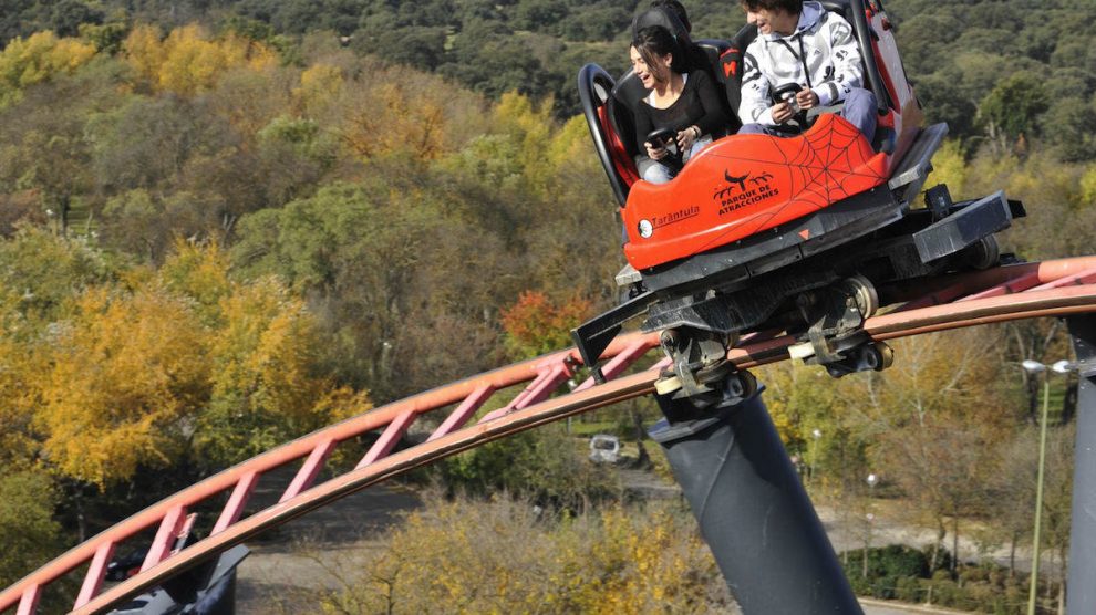 Montaña rusa del Parque de Atracciones de Madrid (Foto: PARQUES REUNIDOS).