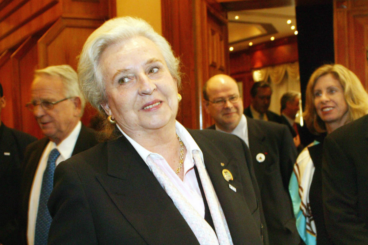 Pilar de Borbón, hermana del rey Juan Carlos. (AFP)