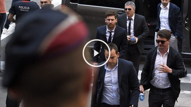 Messi declara en la Audiencia Nacional