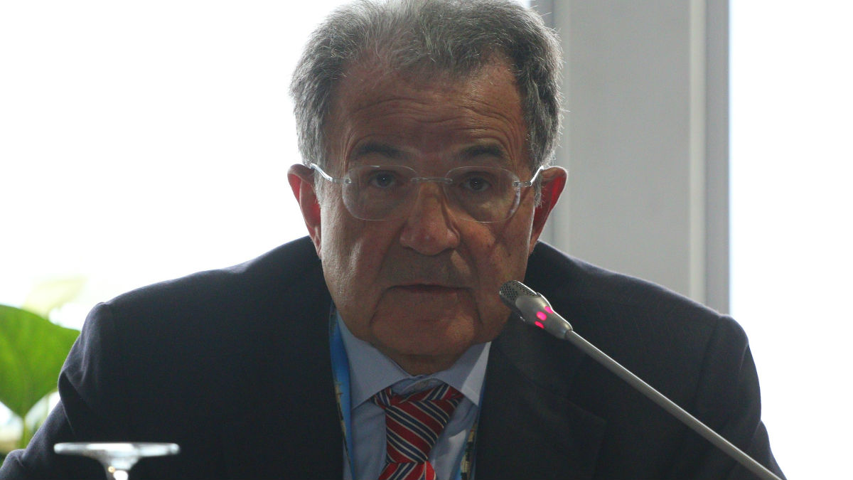 El expresidente de centro izquierda italiano, Romano Prodi. (Foto: Getty)