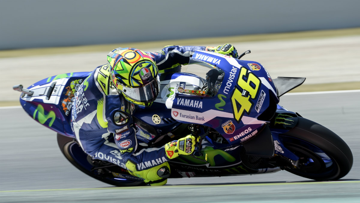 Valentino Rossi ganó su segunda carrera de la temporada en España. (AFP)