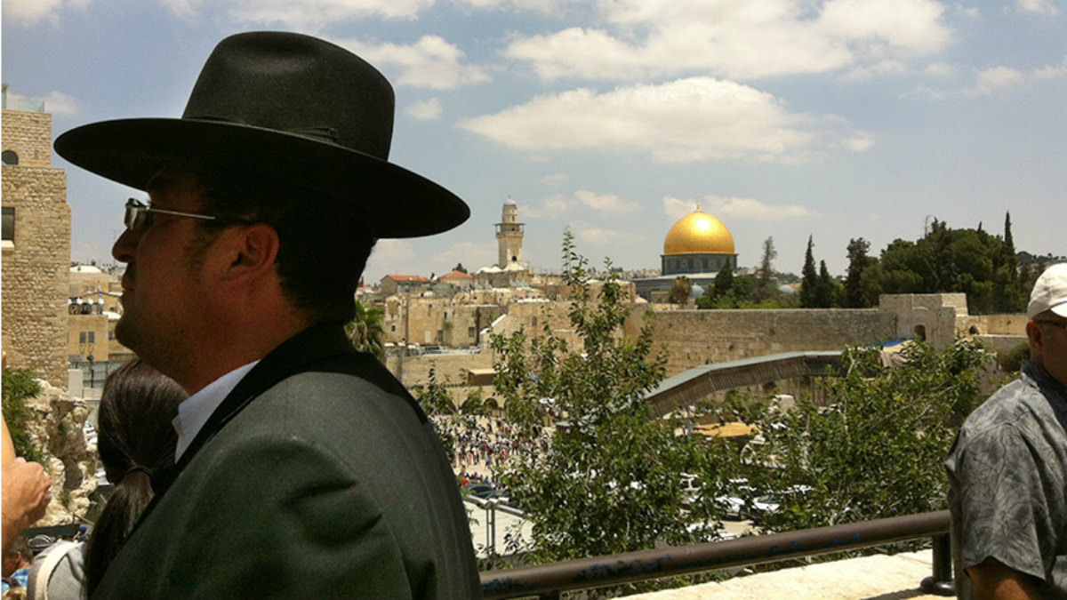 La Cúpula Dorada de Jerusalén, junto al Muro de las Lamentaciones. (ADP)