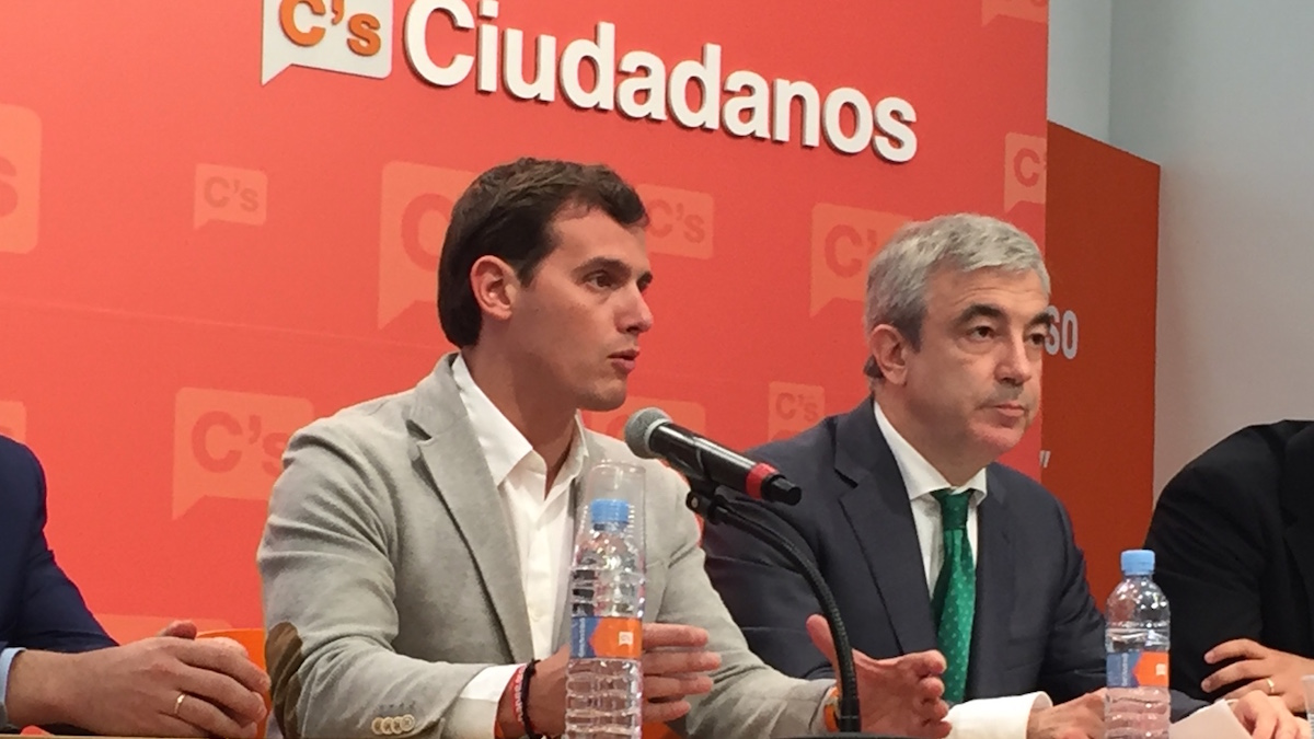 Albert Rivera y Luis Garicano (Foto: AJC).