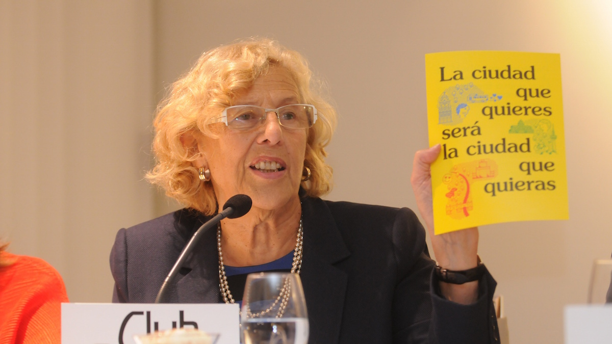 Manuela Carmena (Foto: AYUNTAMIENTO DE MADRID).