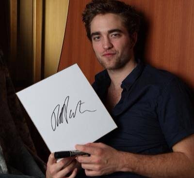 Fotografía del Facebook de Robert Pattinson