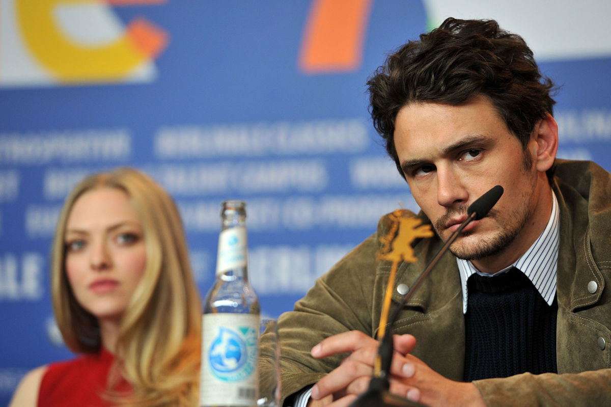 Amanda Seyfried y James Franco, 2013 (Getty)