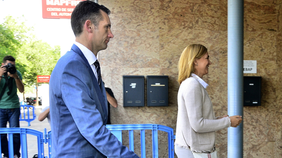 La infanta Cristina e Iñaki Urdangarin. (Foto: EFE)