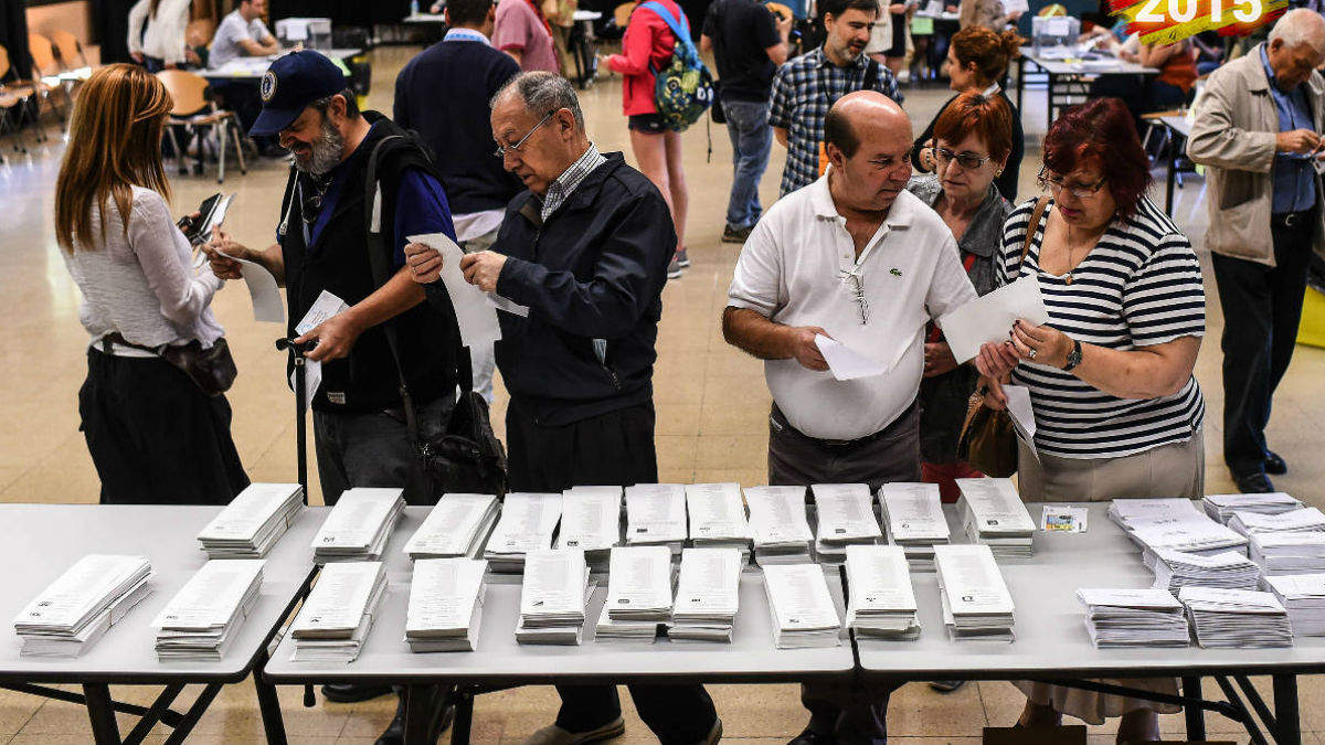 Un colegio electoral. (Foto: Getty)