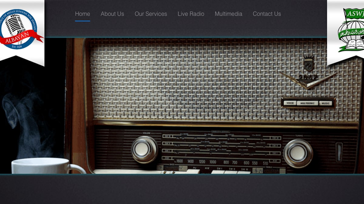 Web de la radio Albayan.