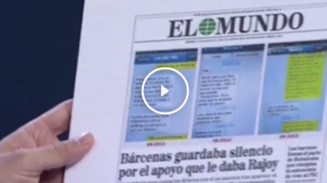 Rajoy se pone nervioso cuando Rivera le saca los SMS a Bárcenas
