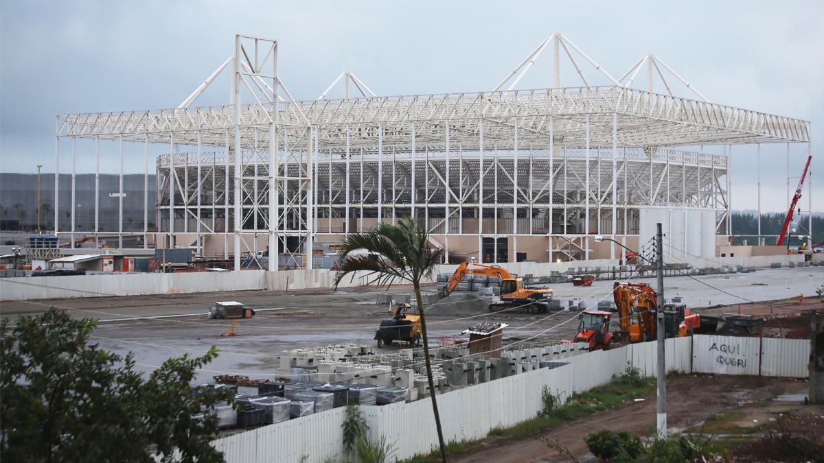 Obras en las instalaciones olímpicas (Foto: Getty)
