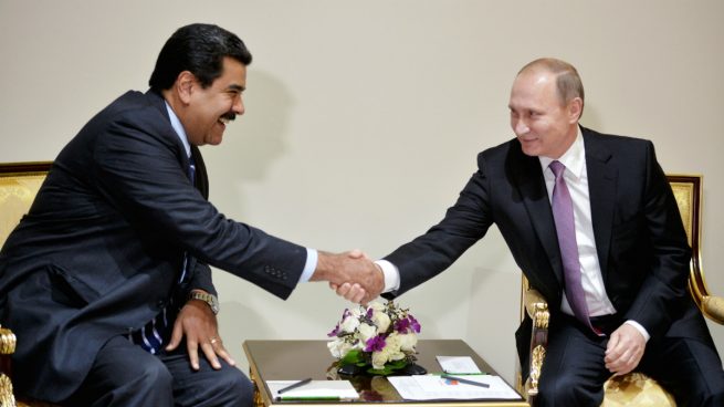 Nicolás Maduro y Vladimir Putin. (AFP)