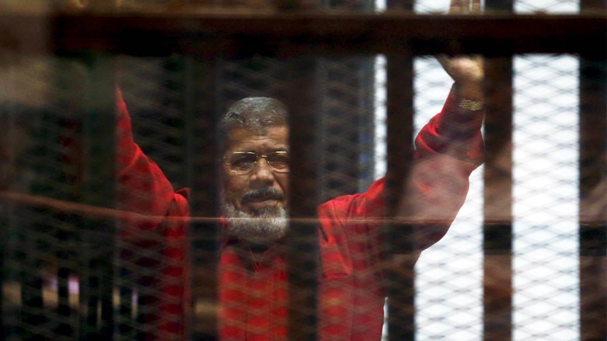 El depuesto presidente egipcio Mursi (Foto: Reuters)