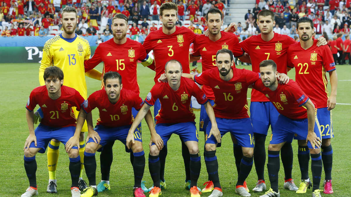 Este es el once titular de España ante Croacia.