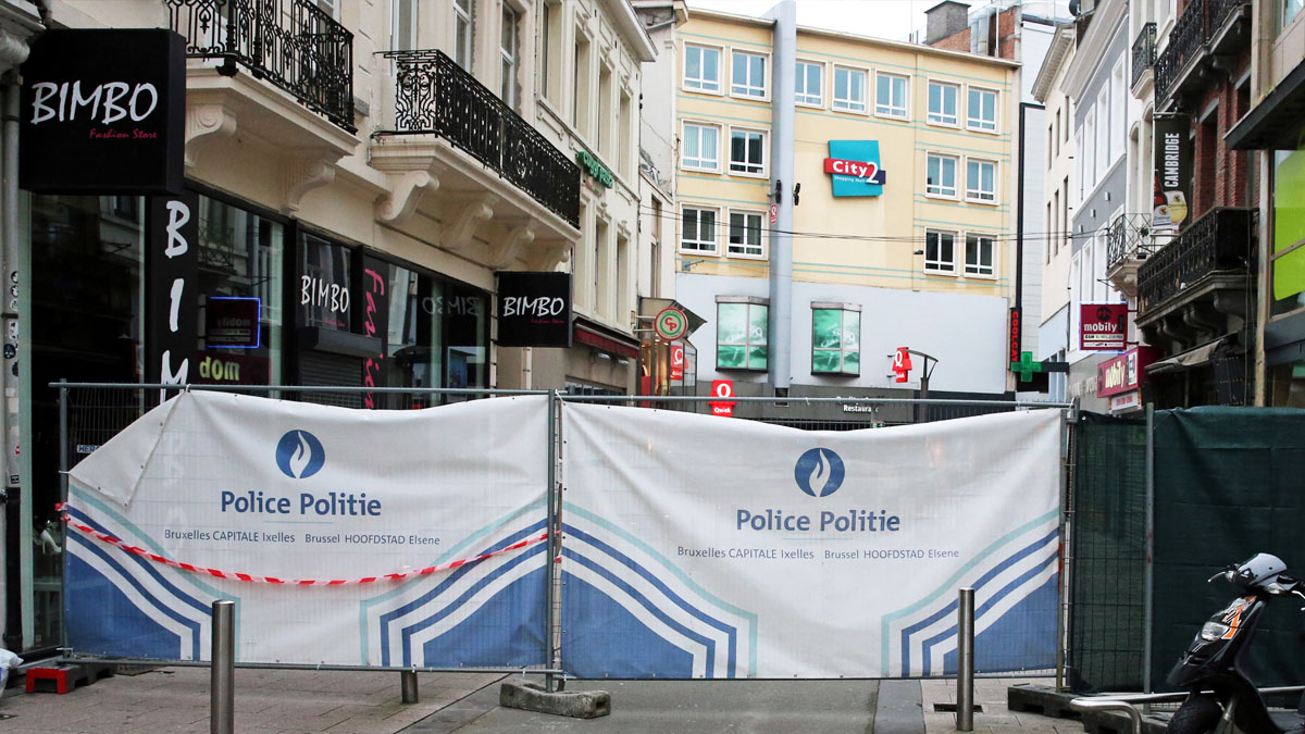 Inmediaciones del centro comercial City 2 en Bruselas. (Foto: AFP)