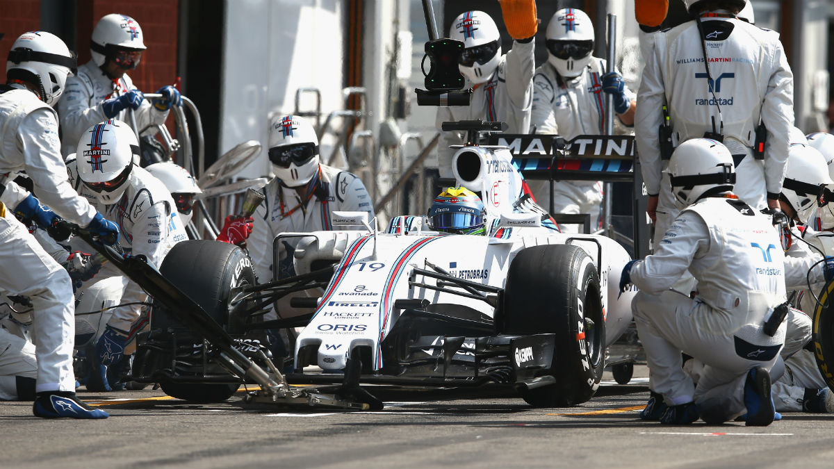 Uno de los ‘pit stop’ de Felipe Massa en Baku se ha convertido en el más rápido de la historia de la Fórmula 1. (Getty)