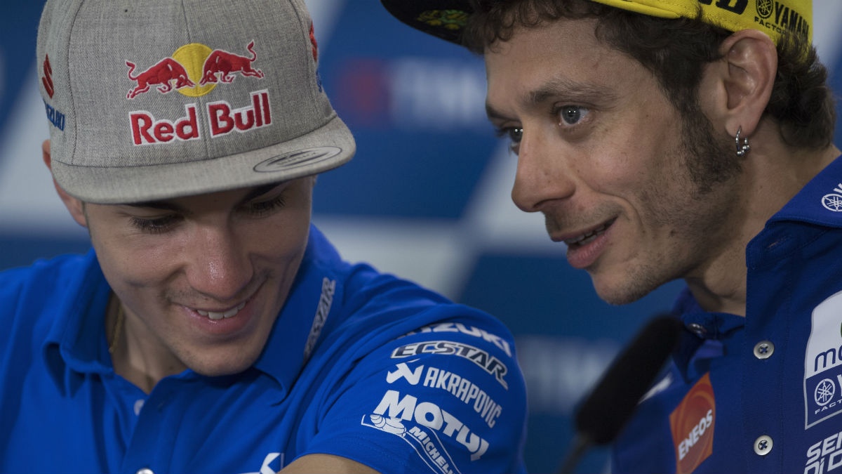 Rossi se deshace en elogios con Viñales antes de la llegada de éste a Yamaha. (Getty)