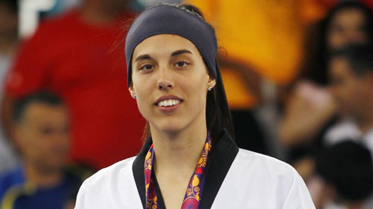 Eva Calvo se colgó el oro en los Juegos Europeos de Bakú. (fetaekwondo.net)