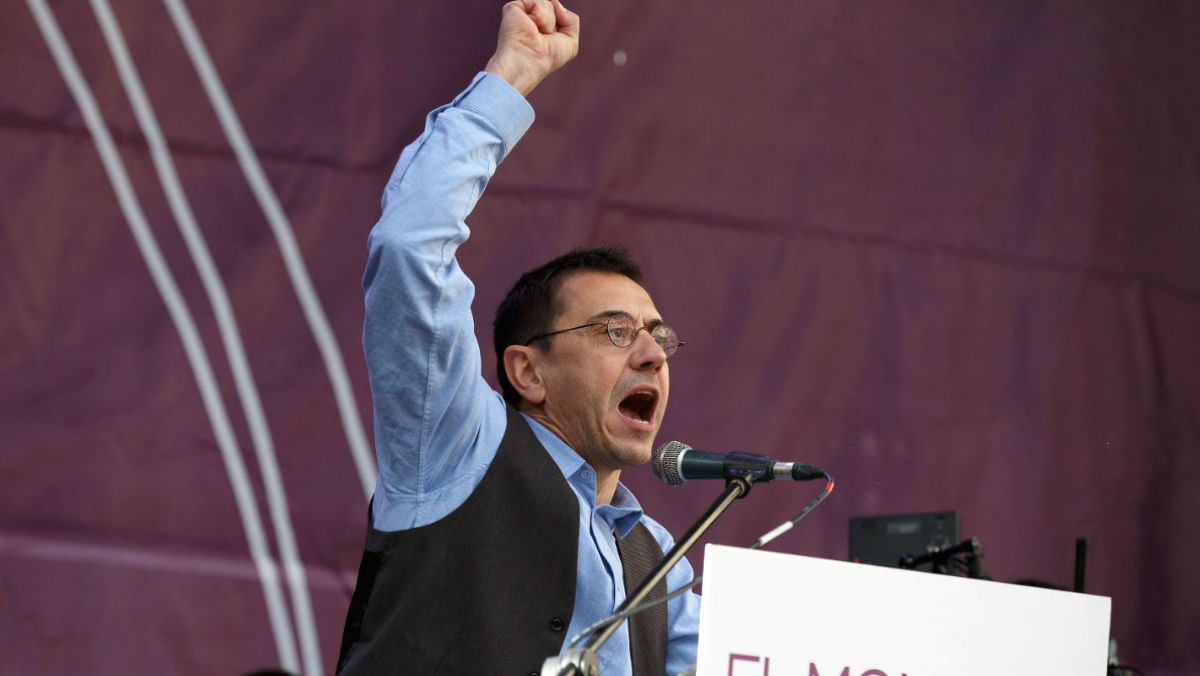 El cofundador e ideólogo de Podemos, Juan Carlos Monedero