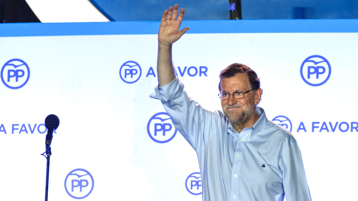 El presidente del PP, Mariano Rajoy. (Foto: AFP)