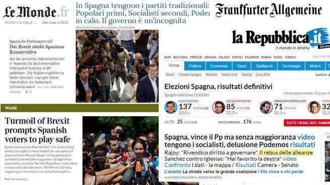 La prensa internacional ve en el Brexit la clave del triunfo del PP