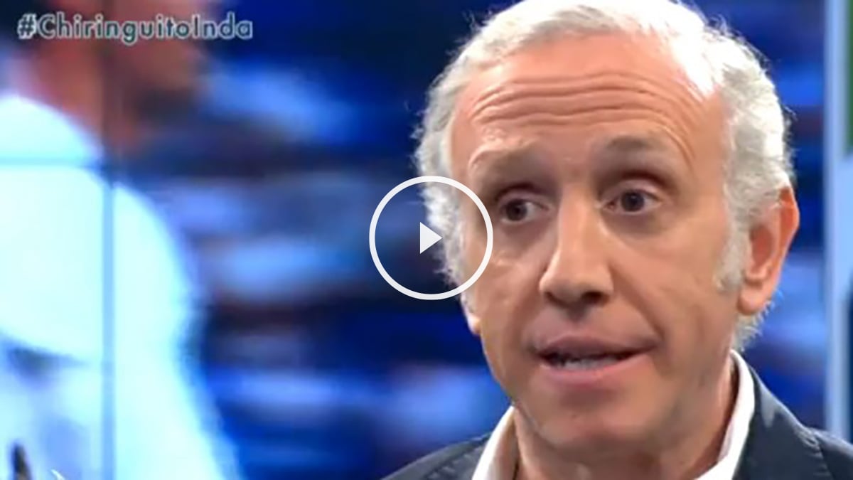 Eduardo Inda en el Chiringuito hablando de la renovación de Leo Messi.