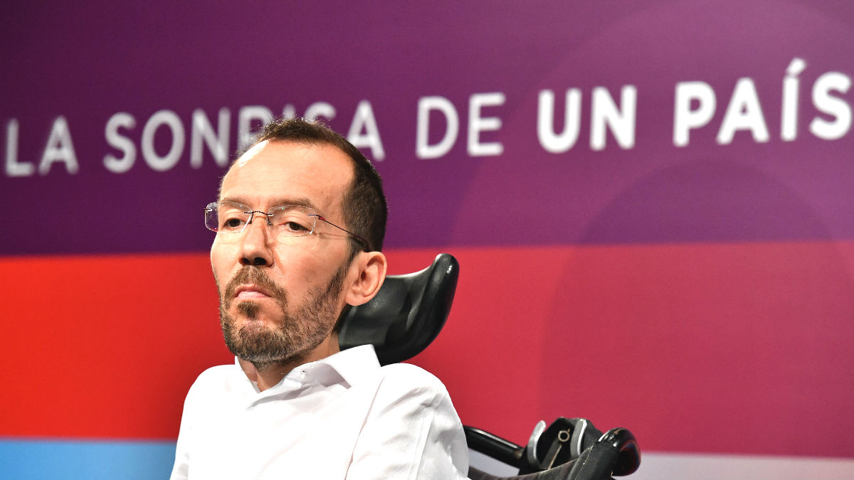 El secretario de Organización de Podemos, Pablo Echenique (Foto: AFP