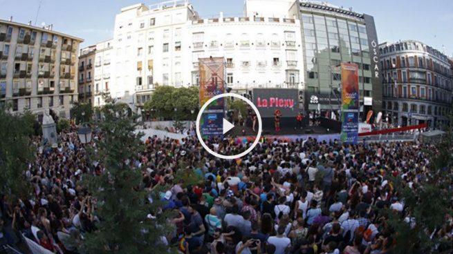 Gran afluencia en el pregón del Orgullo Gay de Madrid