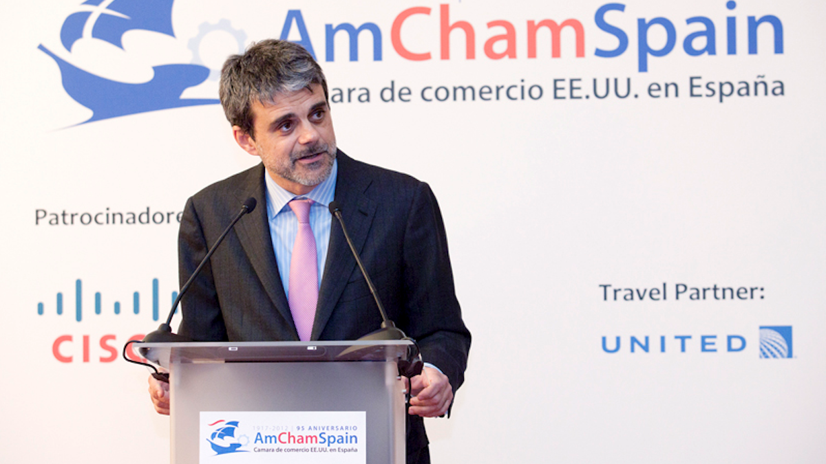 El presidente de la Cámara de Comercio de Estados Unidos en España, Jaime Malet (Foto: AmCham Spain).