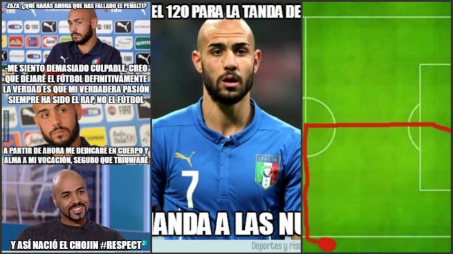 Los memes se ceban con el ridículo penalti de Zaza